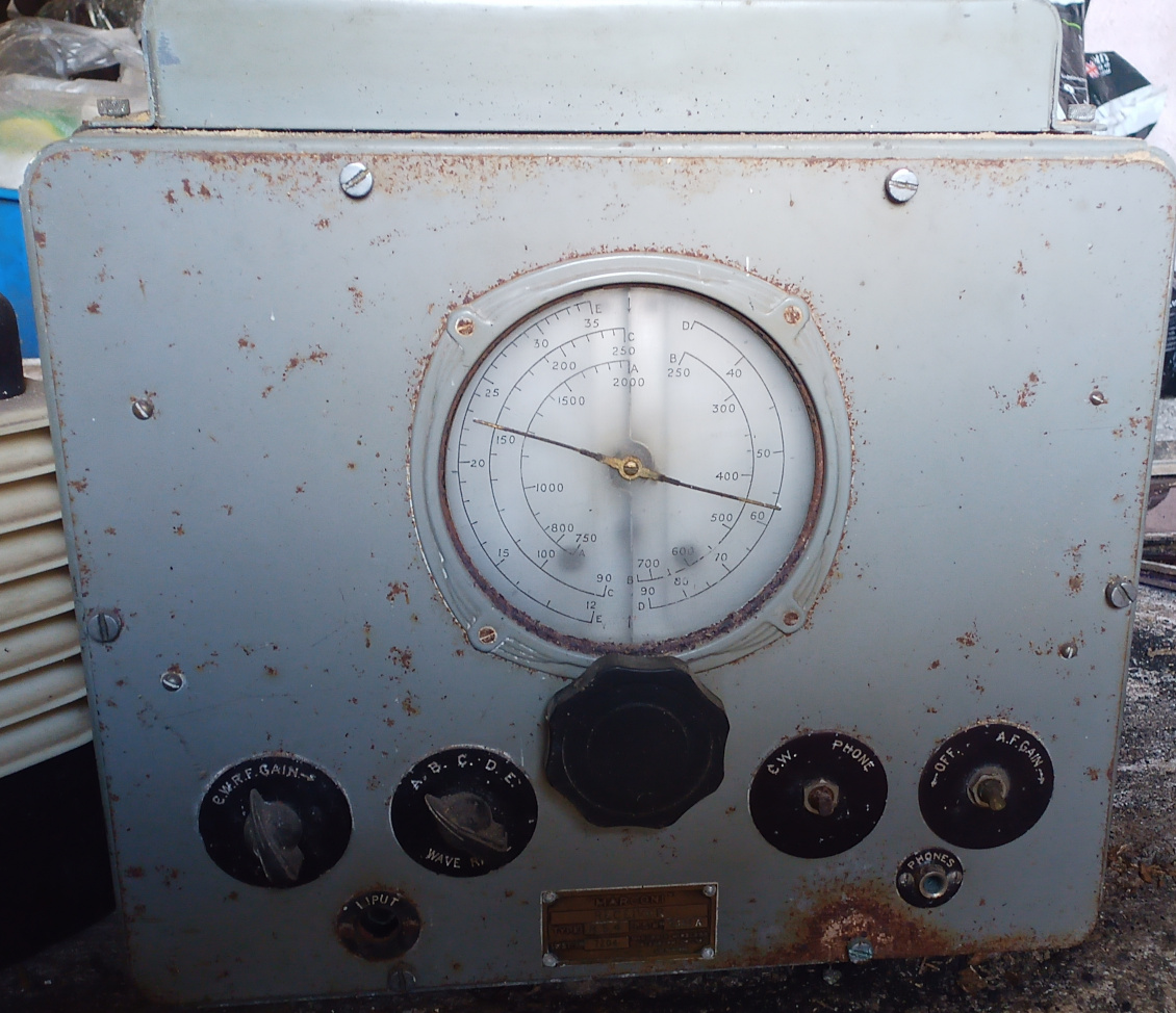 The Marconi RS-4 as found